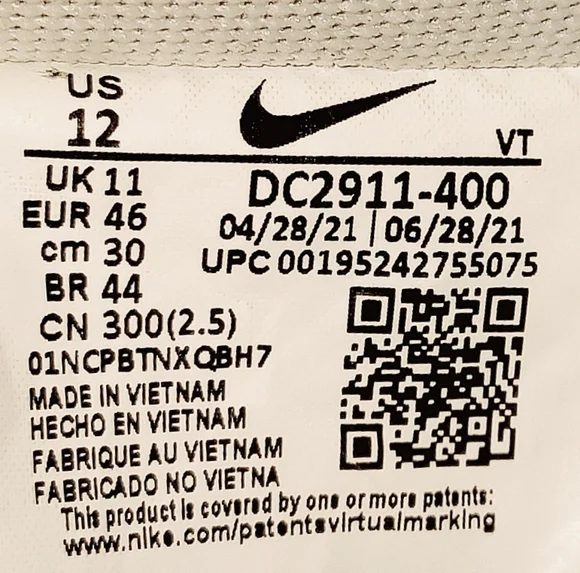 Men's Nike Air Force 1 '07 University Blue White 2021 Low Size: 12 (DC2911-400) - Picture 2 of 10